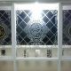 motif sticker sandblast masjid