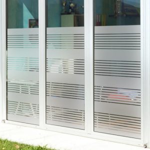 harga sticker kaca sandblast motif